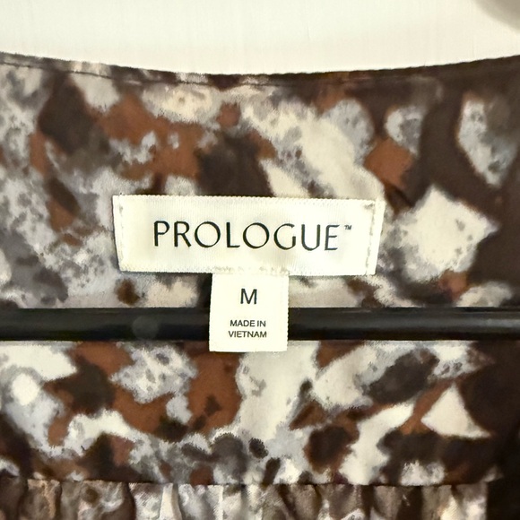 Prologue Women's Patterned Brown Midi Dress - Picture 7 of 9